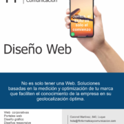 Diseño y desarrollo de páginas Web